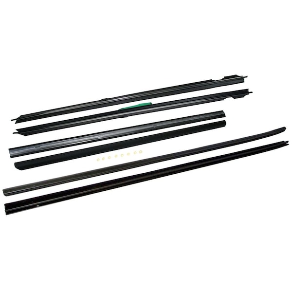 Fairchild Industries Kf4073 - 1988-1993 Mustang Belt Weatherstrip Kitwith Door Moldings KF4073 - main